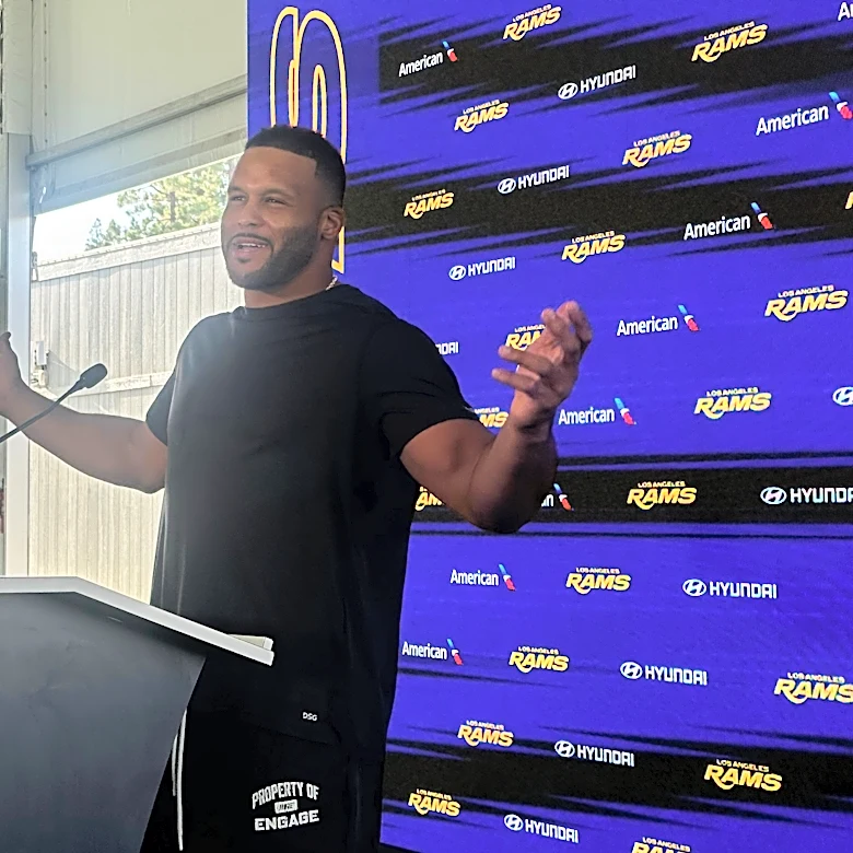 McVay says entire Rams roster is traveling to Australia, but Aaron Donald's playing status still TBD