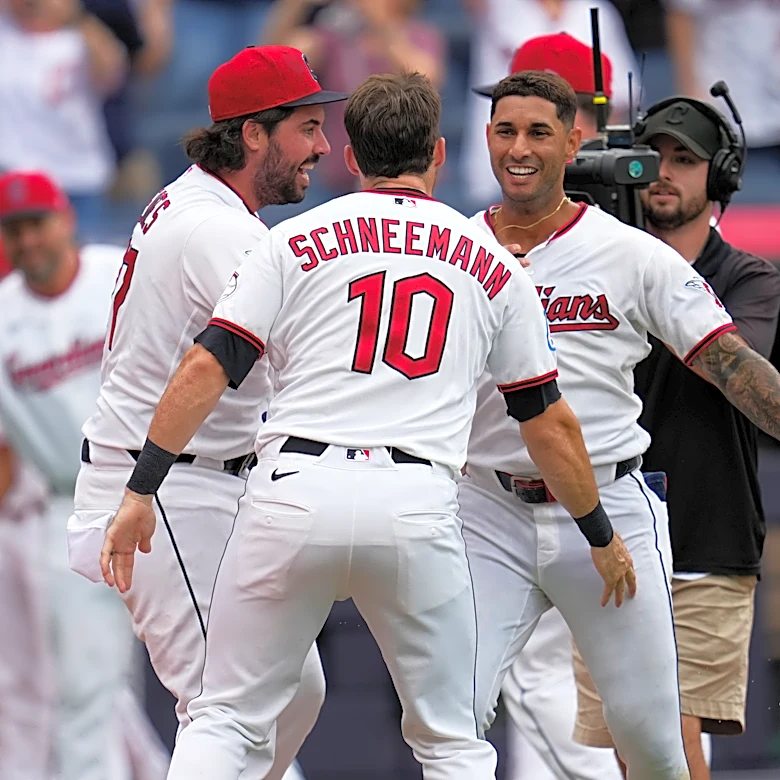 'Impressive' Brayan Rocchio of Guardians becomes 6th player with grand slam and walk-off HR in game
