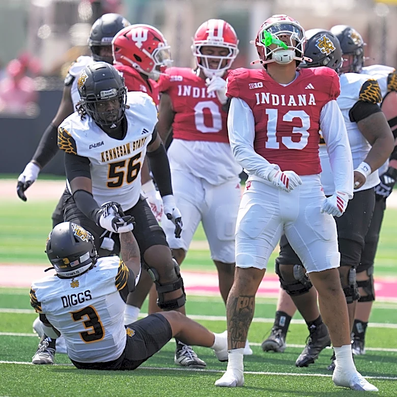 Court ruling allows 2 starting defensive linemen to play for No. 6 Indiana against North Texas