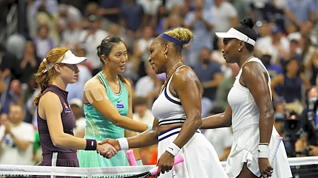 Serena and Venus Williams lose in a match tiebreaker in their return to the US Open
