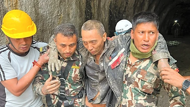 Rescuers in Nepal pull 2 people alive from the debris 10 days after devastating floods