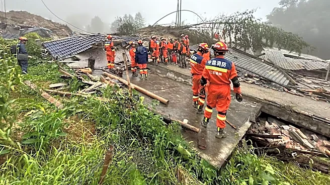 Mudslide kills 2 and leaves 10 missing in China after heavy rain from Typhoon Saudel