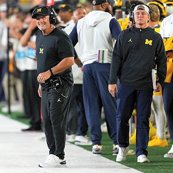 Week 1 gets its signature moment when No. 16 Michigan beats Western Michigan on disputed finish