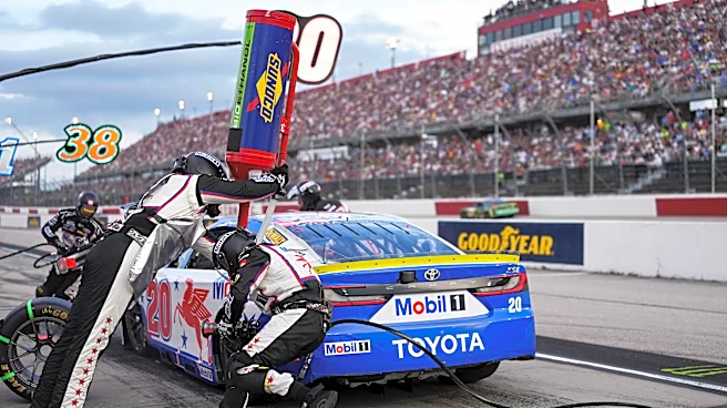 Bell passes defending NASCAR champion Larson to win the Southern 500 to start the Chase