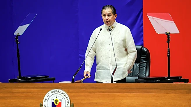 A Philippine lawmaker charged with corruption in flood control projects