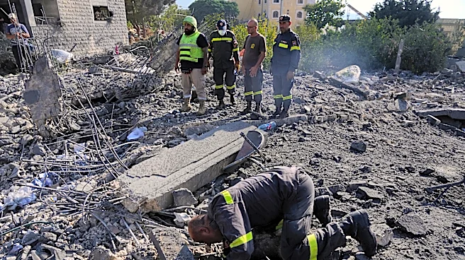 Israeli airstrikes on a village in southern Lebanon kill 12 people