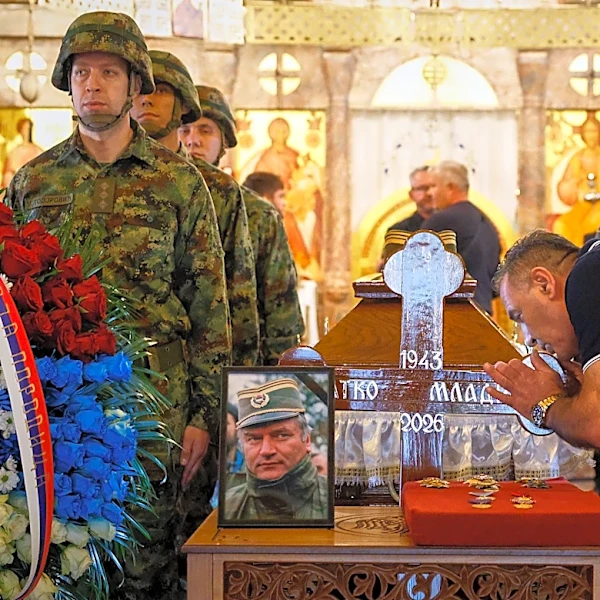War criminal Mladic is buried as a hero in Serbia despite EU warnings