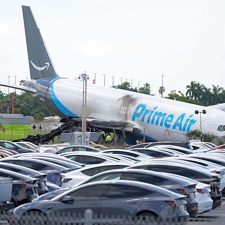 What to know about the Amazon cargo plane crash in Miami that killed 5 workers in a van