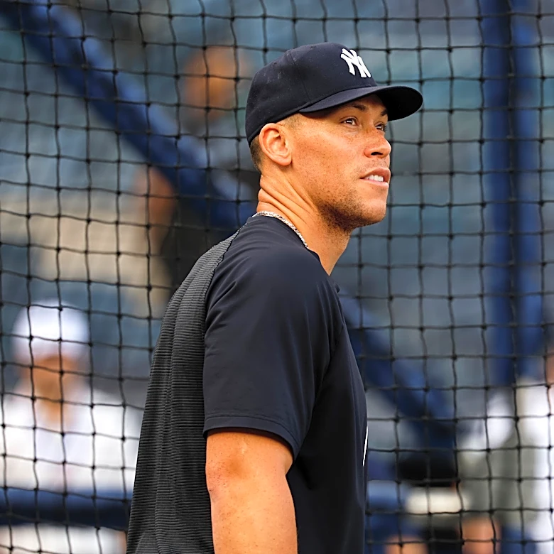 Aaron Judge strikes out in 1st at-bat for Yankees after 99-day absence caused by broken rib