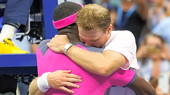 Tiafoe gives Michelsen a hug and a shoulder to cry on after his US Open victory