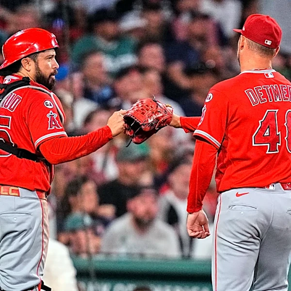 Reid Detmers strikes out 9 as Angels beat Red Sox 6-1, ending Boston’s streak
