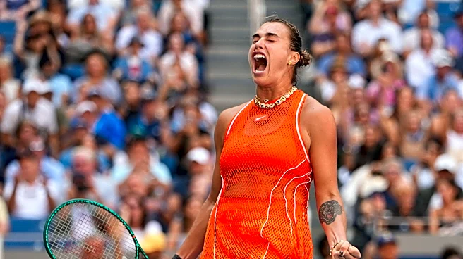 Aryna Sabalenka edges Linda Noskova to keep three-peat hopes alive in a marathon day at the US Open