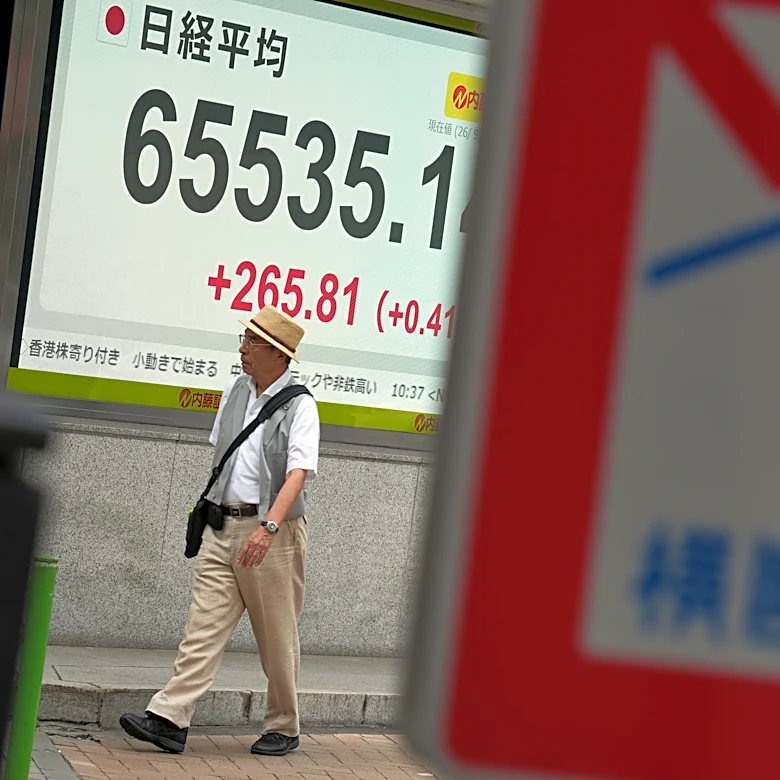 Global shares are mostly lower as Brent crude surpasses $100 a barrel