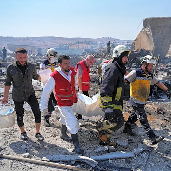 Warehouse explosion in northwestern Syria kills at least 14