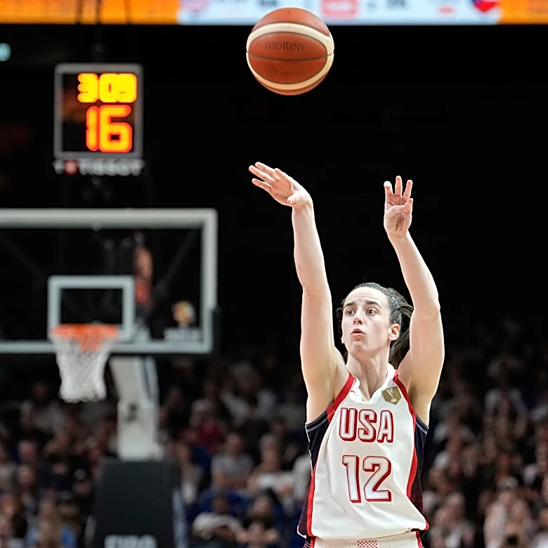 Caitlin Clark's experience at the women's World Cup has been a 'pinch-me moment' for the WNBA star