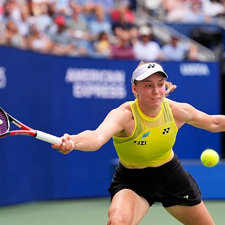 Elena Rybakina beats Zheng to reach US Open semifinals and move to No. 1 in the women's rankings