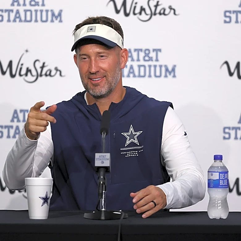 Cowboys have a pretty 'cool' way of tracking the heat as they settle for indoor practices