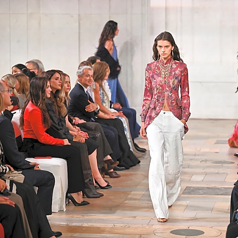 Ralph Lauren delivers modern take on romance with sensual silhouettes