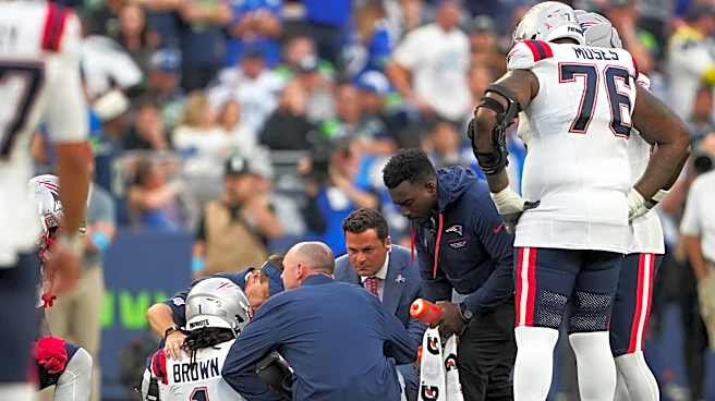 Patriots coach Mike Vrabel says A.J. Brown's Week 2 availability is uncertain after ankle injury