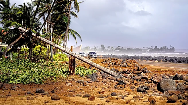 Hurricane Lowell knocks out a port in Hawaii that is one island's main source for food and fuel