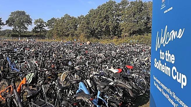 Solheim Cup fans arrive the Dutch way, with thousands of bikes at Bernardus Golf
