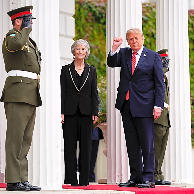 Trump touches a nerve while in Ireland by saying reunification would be 'fantastic'