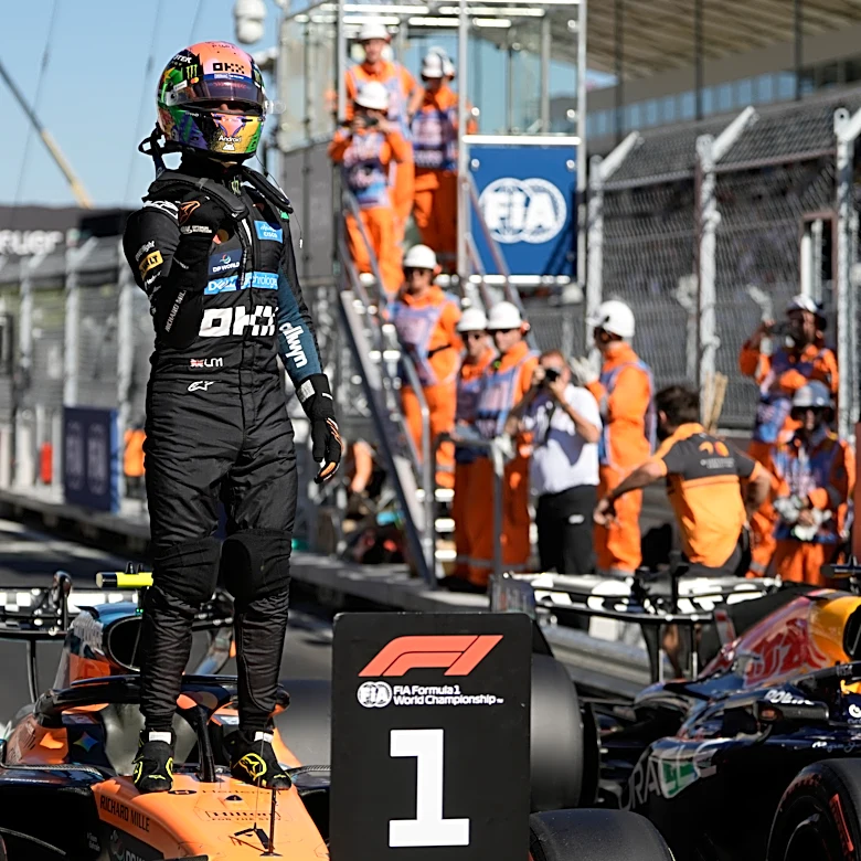 Norris edges Antonelli to secure pole position in tight Spanish GP circuit
