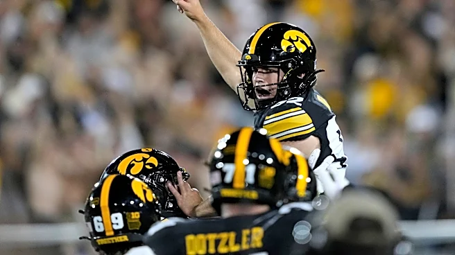 Caden Buhr's field goal with 15 seconds left lifts No. 21 Iowa over Iowa State, 16-13