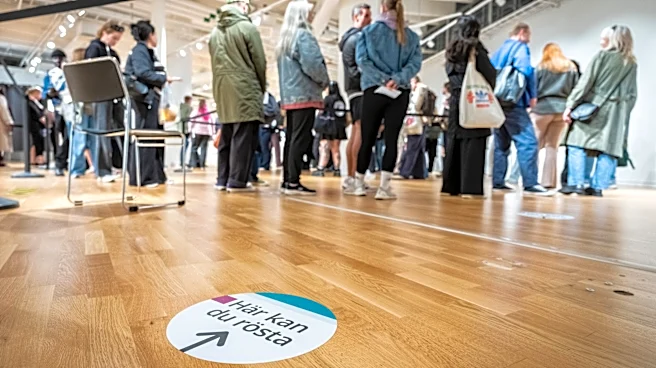Swedish voters go to polls to choose a new parliament as hard right bids for role in government