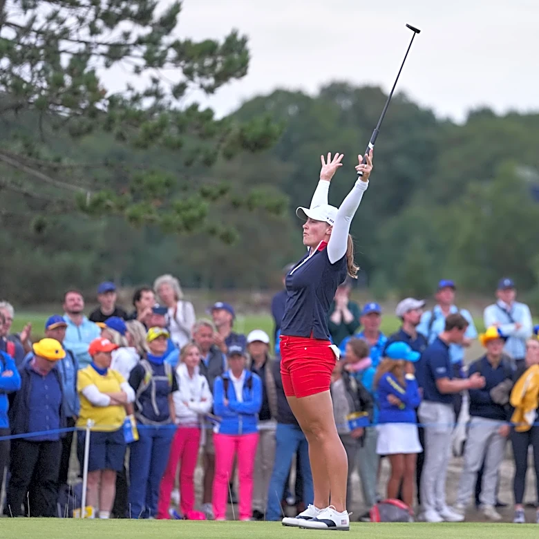Solheim Cup finale: Europe and US locked at 8-8 ahead of Sunday's singles