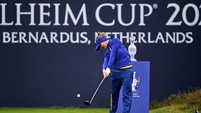Solheim Cup finale: Europe and US locked at 8-8 as Sunday's singles start in heavy rain