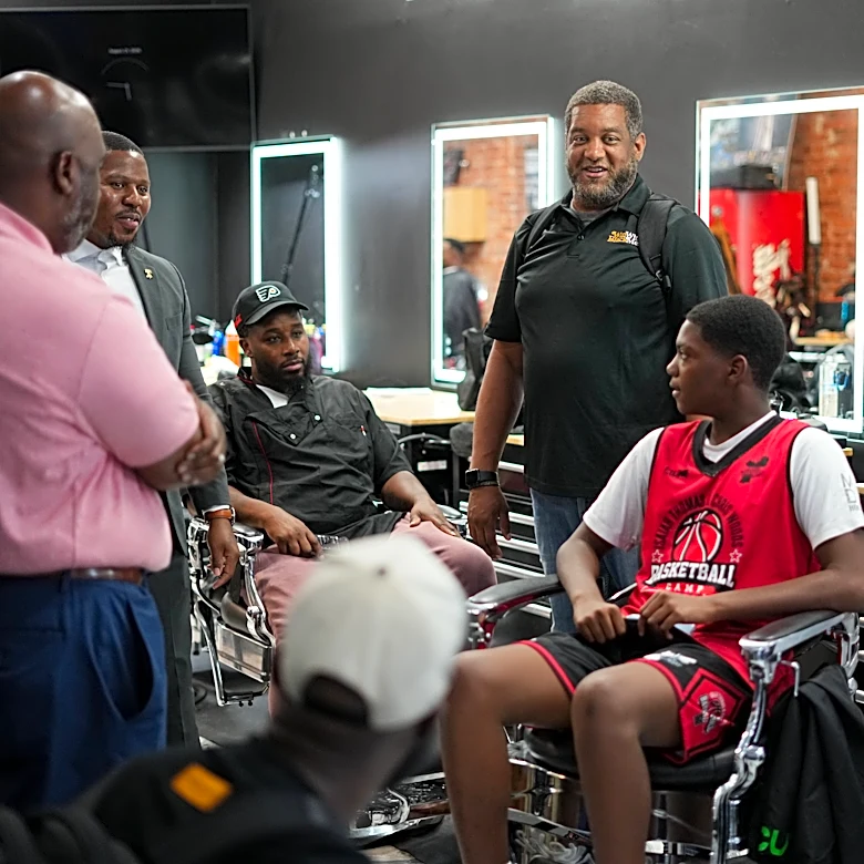 Inside a Philadelphia barbershop, Black men debate their political past and future