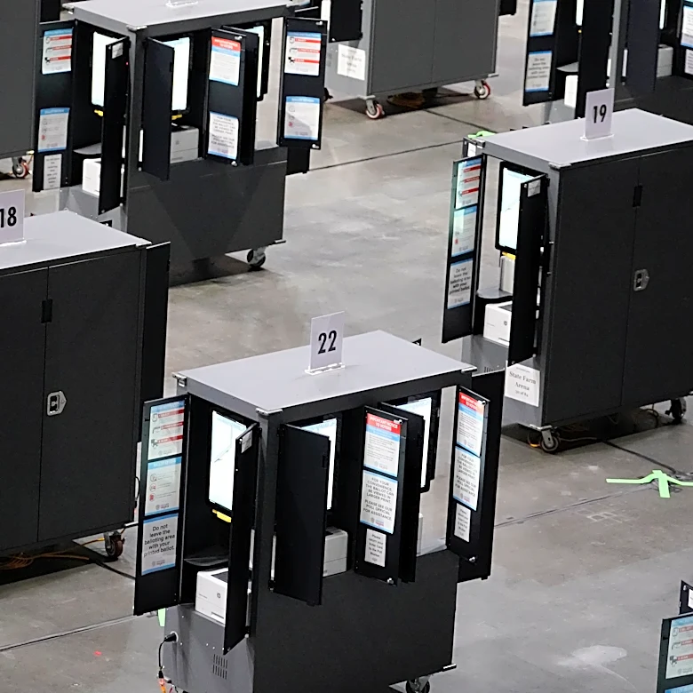 The secret ballot has been an article of faith in US elections. That's being tested in Georgia