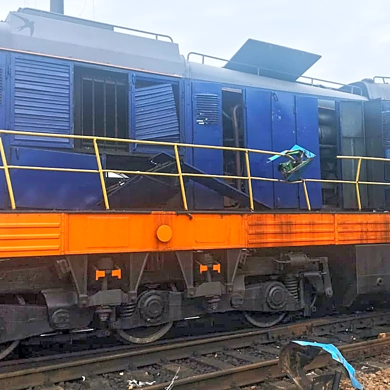 Russian drone hits train near Ukraine-Poland border soon after visiting dignitaries passed through