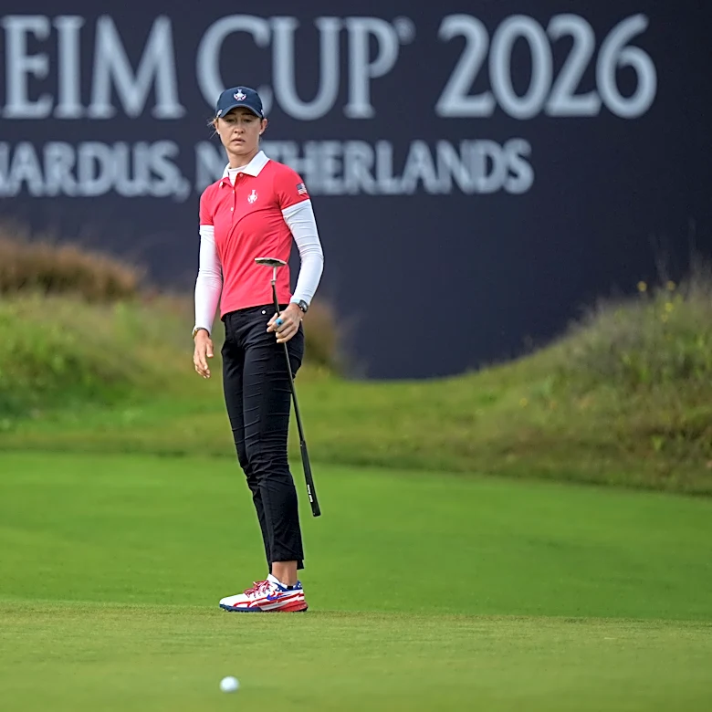 Team captain Angela Stanford rues missed putts by Americans and slow greens at the Solheim Cup