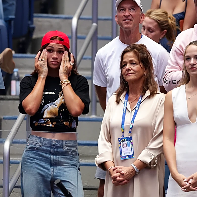 Trinity Rodman makes it from her soccer game to watch boyfriend Ben Shelton in the US Open final