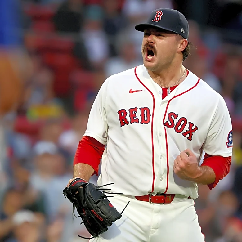 Boston's Payton Tolle pitches immaculate inning to open game against Kansas City