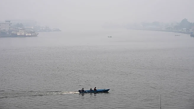 Thick haze disrupts flights on Indonesia's Borneo island