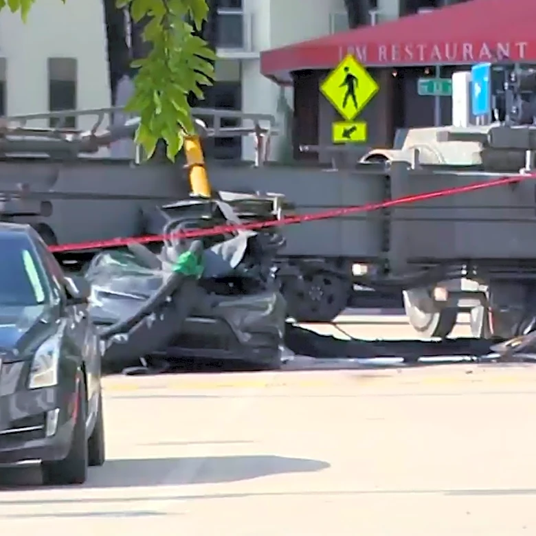 Officials say 4 people were hospitalized after a crane collapsed at a Miami construction site