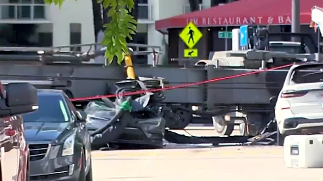 Officials say 4 people were hospitalized after a crane collapsed at a Miami construction site