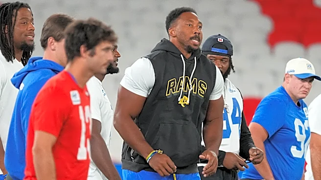 Sean McVay says Rams' season opener made it clear Myles Garrett needed knee surgery