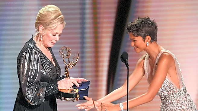 Jean Smart wins fifth Emmy for final season of 'Hacks' and 'Widow's Bay' wins acting awards early