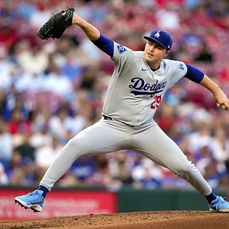Dodgers clinch 14th straight playoff berth behind Skubal's 7 scoreless innings in 4-1 win over Reds
