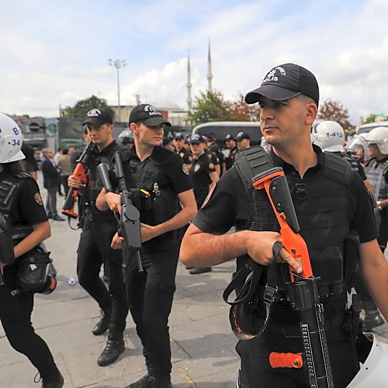 Police detain dozens at an Istanbul courthouse protest over LGBTQ+ crackdown