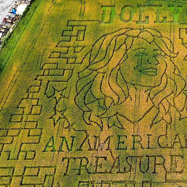 Aw shucks: Dolly Parton corn mazes crop up in fields nationwide