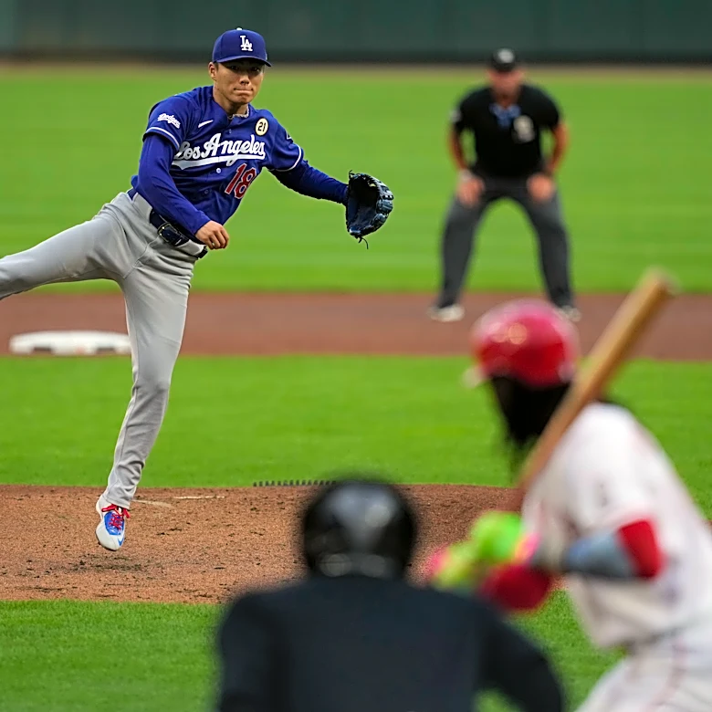 Yamamoto dominant as Dodgers beat Reds 4-0, edge closer to NL West title