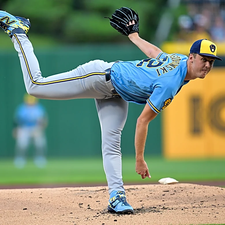 Misiorowski tosses 5 shutout innings, Brewers top Pirates 5-1 to win 4th straight NL Central title