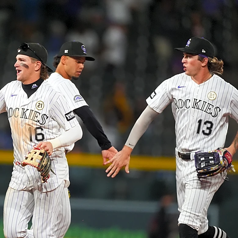 Cole Carrigg goes 4 for 5 and the Rockies defeat the Padres 9-3 to end 8-game losing streak