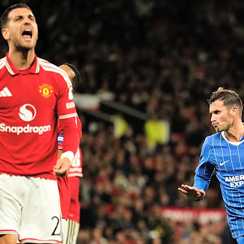 Carrick's woes continue as Man United stunned by Brighton in League Cup
