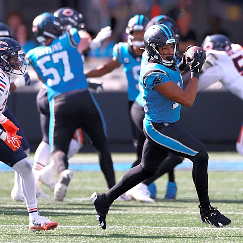 Undrafted wide receiver Jalen Coker is thriving in Carolina while first-round pick Legette struggles